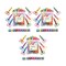 3 PACK -Incraftables 6pcs Decorative Pattern Edge Craft Scissors 10pcs Small Paper Hole Punch Shapes 10pcs Colorful Papers. Best for Fun DIY Scrapbooking Crafting Projects for Kids Adults